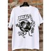 SOCIAL DISTORTION Camicia a scacchi Speakeasy Bianca Tutte le Taglie D2397
