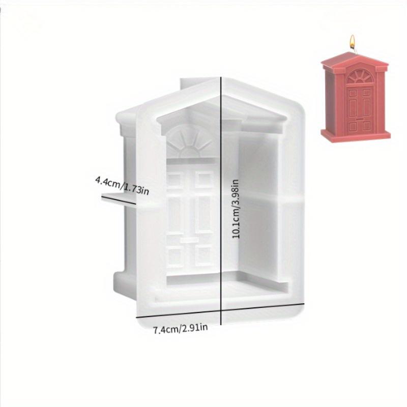 New Window Candle Silicone Mold European Style Church Windows Scented Candle DIY Making Retro Doors Plaster Resin Home Crafts
