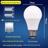 LED-Klanggesteuerte Glühbirne mit Radar-Bewegungssensor, Flurbeleuchtung, E27-Schraube, Energiesparend, 3W/5W/7W.
