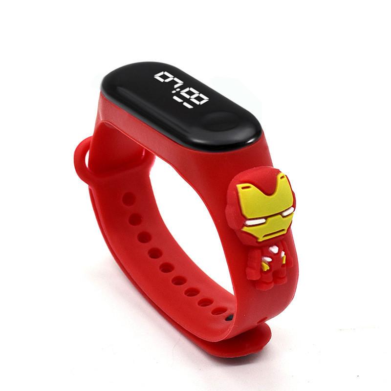 Mickey Mouse Digital Kids Watch With Waterproof Tpu Band For Children And Touch Control