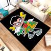 Teen Titans Vai! (1) Tappeto Adatto Per Soggiorni Camere Da Letto Stanze Dei Computer Zone Pranzo E Posizionamento Sotto Tavoli E Sedie Anche Una Scelta Ideale Per