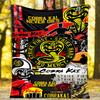 1 Stück Fußballmannschaft (25) Themen-Decke - Digitaldruck, Polyester, Gemütlich für alle Jahreszeiten, Perfekt für draußen, Camping und Reisen