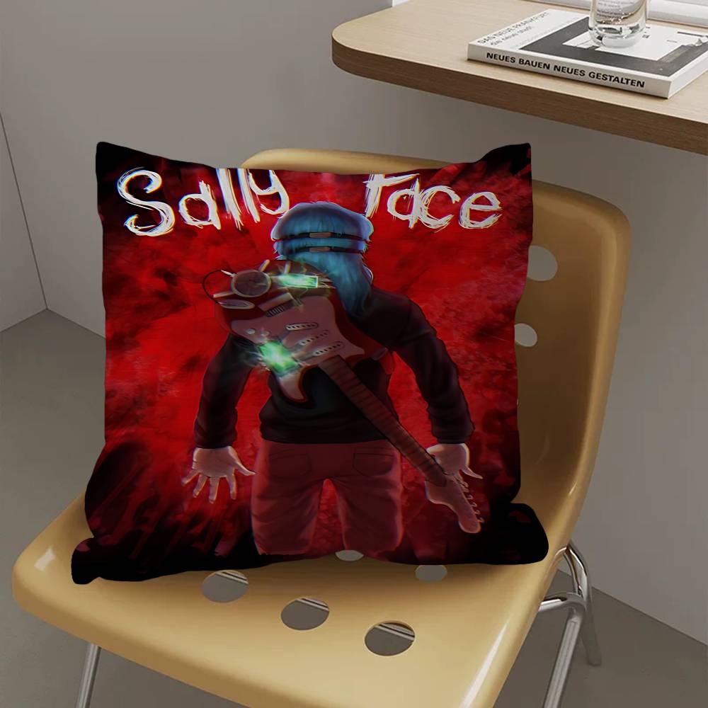 Game S-Sally F-Face Cushion Cover Pillowcase Upholstery Sofa Throw Pillow Home Decor Pillowcas