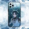 G-Genshin-Impact-Xiao Phone Case For iPhone17,16,15,14,13,12,11 Plus,Pro Max, Soft Silicone Black Cover