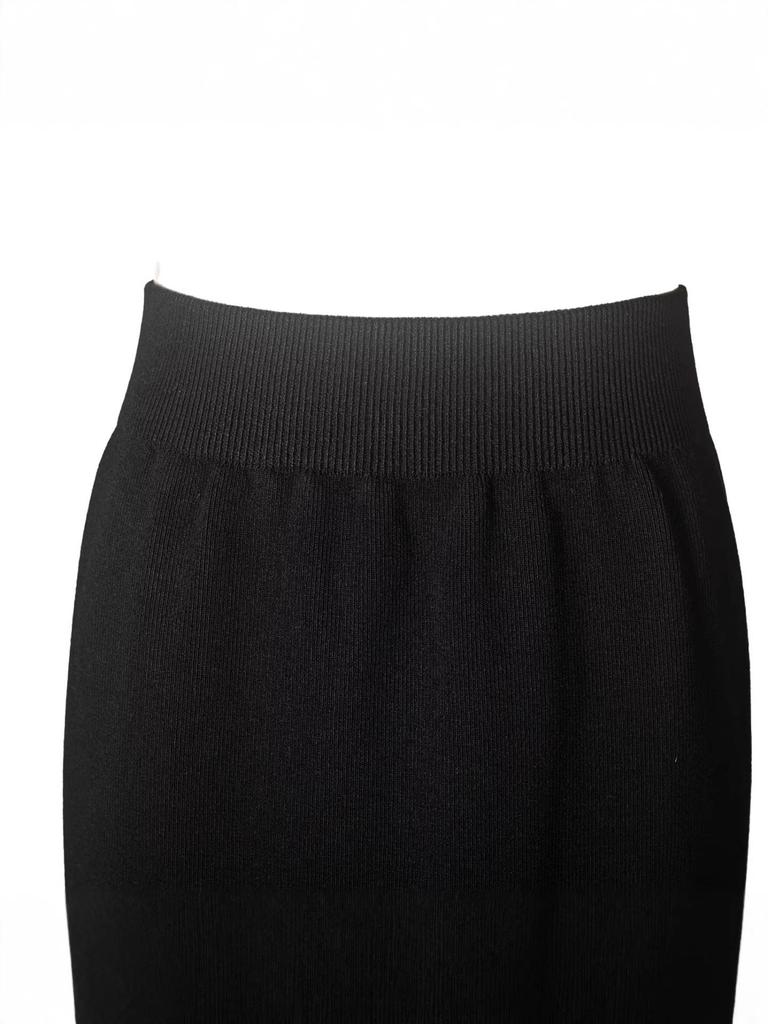 Autumn Elegant Plus Size Women's Slimming Midi Skirt