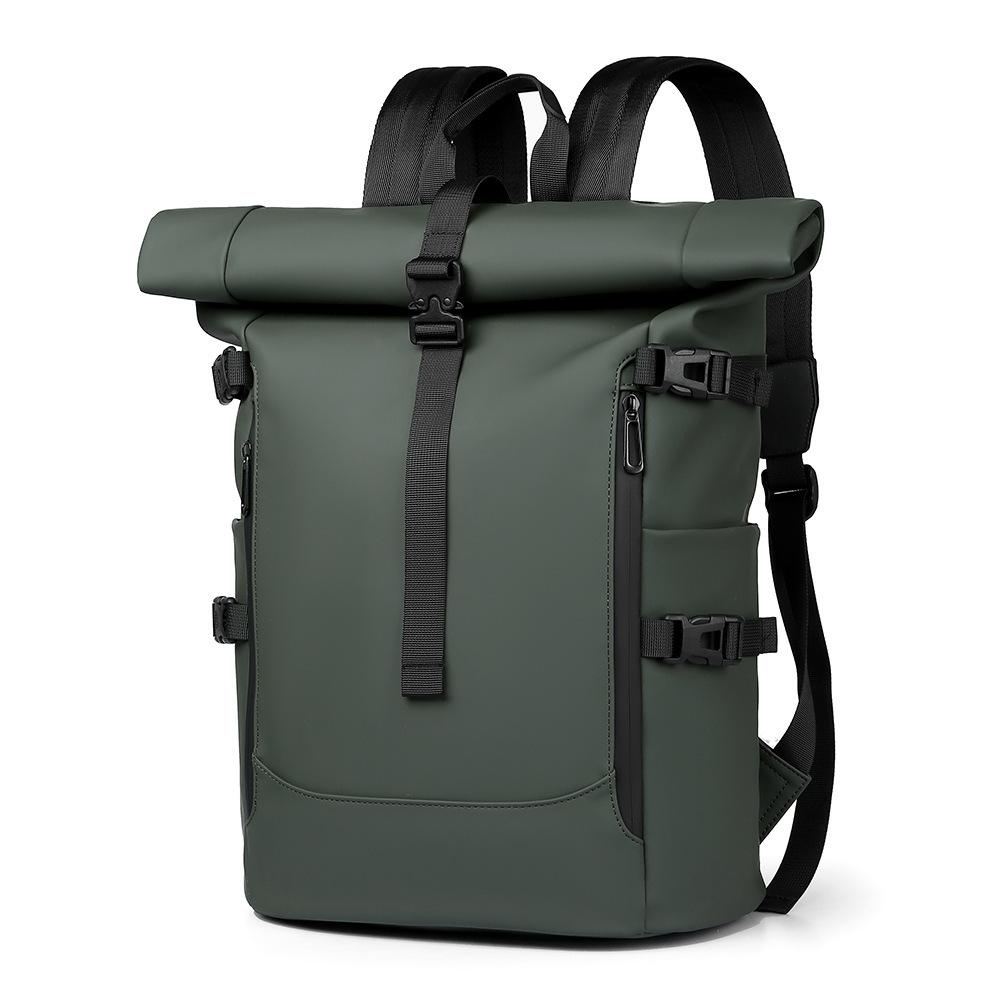 

2026 New Large Capacity Expandable Laptop Backpack Men Women Outdoor Travel Sports School Daypack зелений