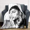 Elegant Beauty Pose Blanket Soft Throw Blanket For Home Bedroom Bed Sofa Travel Office Solid Christmas Blanket