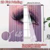 2pcs   2D FLAT PRINTING Curtains (Without Rod) HelloGorgeous Holiday Printed Curtains Durable Polyester Fabric Curtains Art Deco