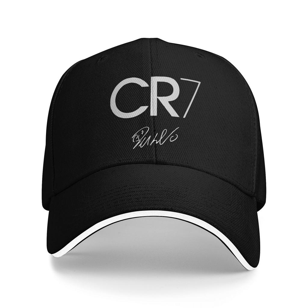 Soccer Ronaldo CR7 Signature Women Men Baseball Cap Casual Outdoor Baseball Caps 2024 Sunscreen Hats Summer Sun Hat