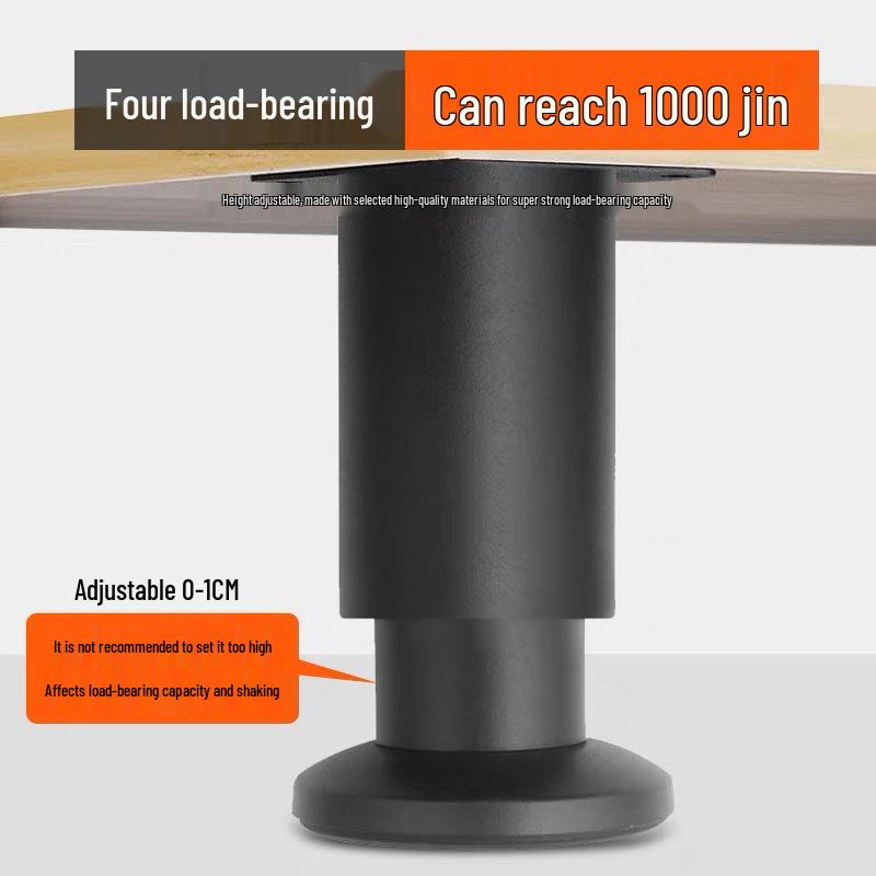 Adjustable Stainless Steel Furniture Support Legs: Cabinet, Sofa, TV Stand, Coffee Table, Bed
