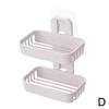 Scatola per Sapone da Appendere alla Parete Portasapone Drenante Accessori da Bagno Contenitore Senza Foratura Vassoio per Sapone a Ventosa Tazza Piatto Sapone per Piatti X6C2