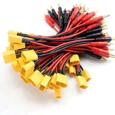 XT60 Banana Plug To EC5 T Plug JST Connector Cable for RC Drones and Tamiya Models