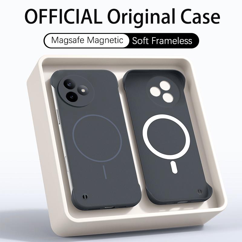 

Роскошный Ультратонкий Матовый Безрамочный Чехол из ПК для Magsafe Poco F5 F6 F7 PRO F7 Ultra X7 Pro Магнитный Ударопрочный Гладкий Чехол Poco x7