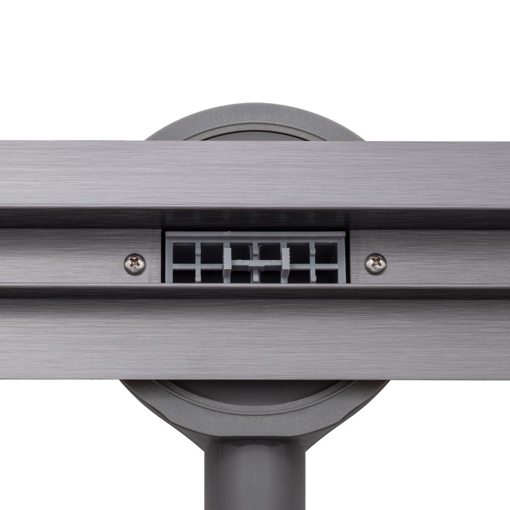 Slim&Low ProLine Gun Metal Linear Drain 60 Graphite