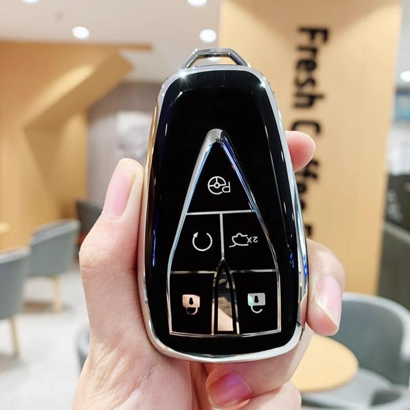 Changan Five-Button Key Case for Oshan Z6, New Energy X5 Plus, and X7 - Unik Buckle Design for CS75