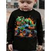 Children T-Shirt Fashion Dinosaur 3D Printed Tees Long Sleeve Boys' Summer Clothes O-Neck Cool Children's Clothing Top for Boys