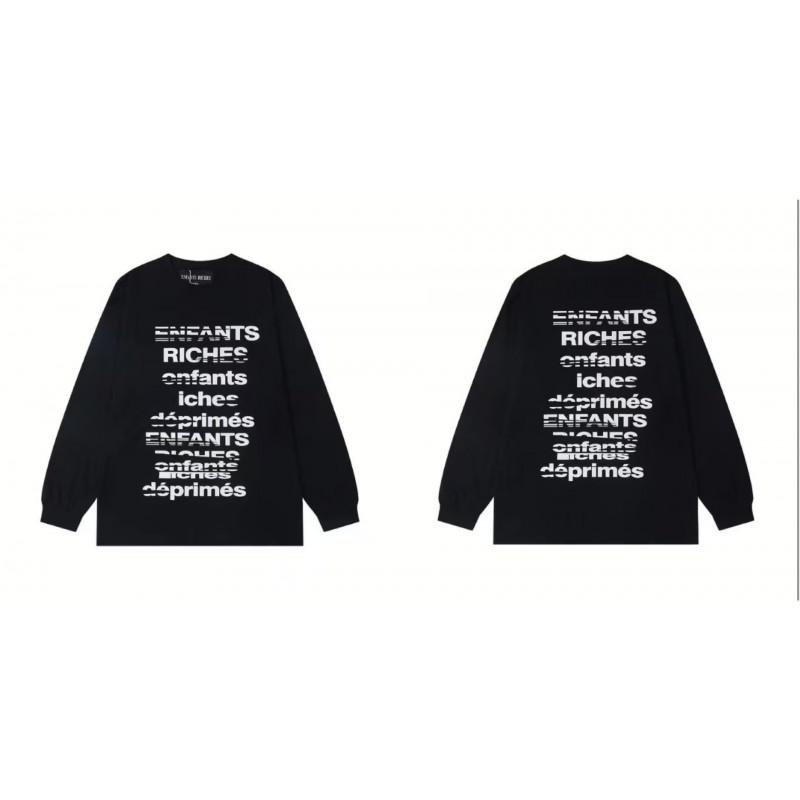 Washed Vintage Distressed Cotton Long Sleeve Tee Oversized Streetwear Style Men Casual Daily Wear