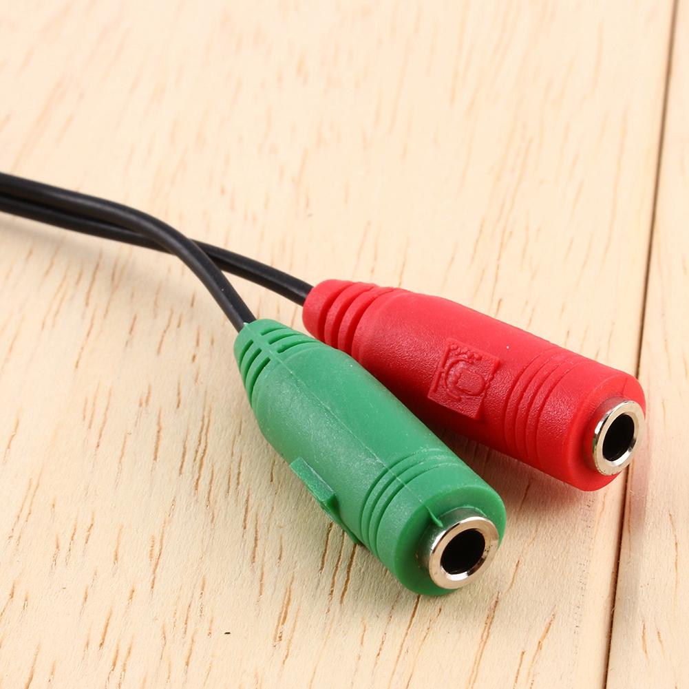 Audiokabel Konverter Adapter 3,5mm Stereo-Klinke Kopfhörer-Splitter
