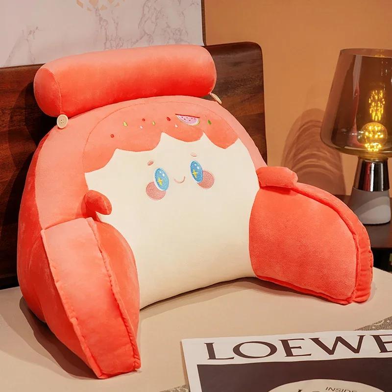 Triangle Reading Pillow Lumbar Support Pillow Soft Headboard Cushion Can Be Disassembled Washed Large Backrest Cushion Office