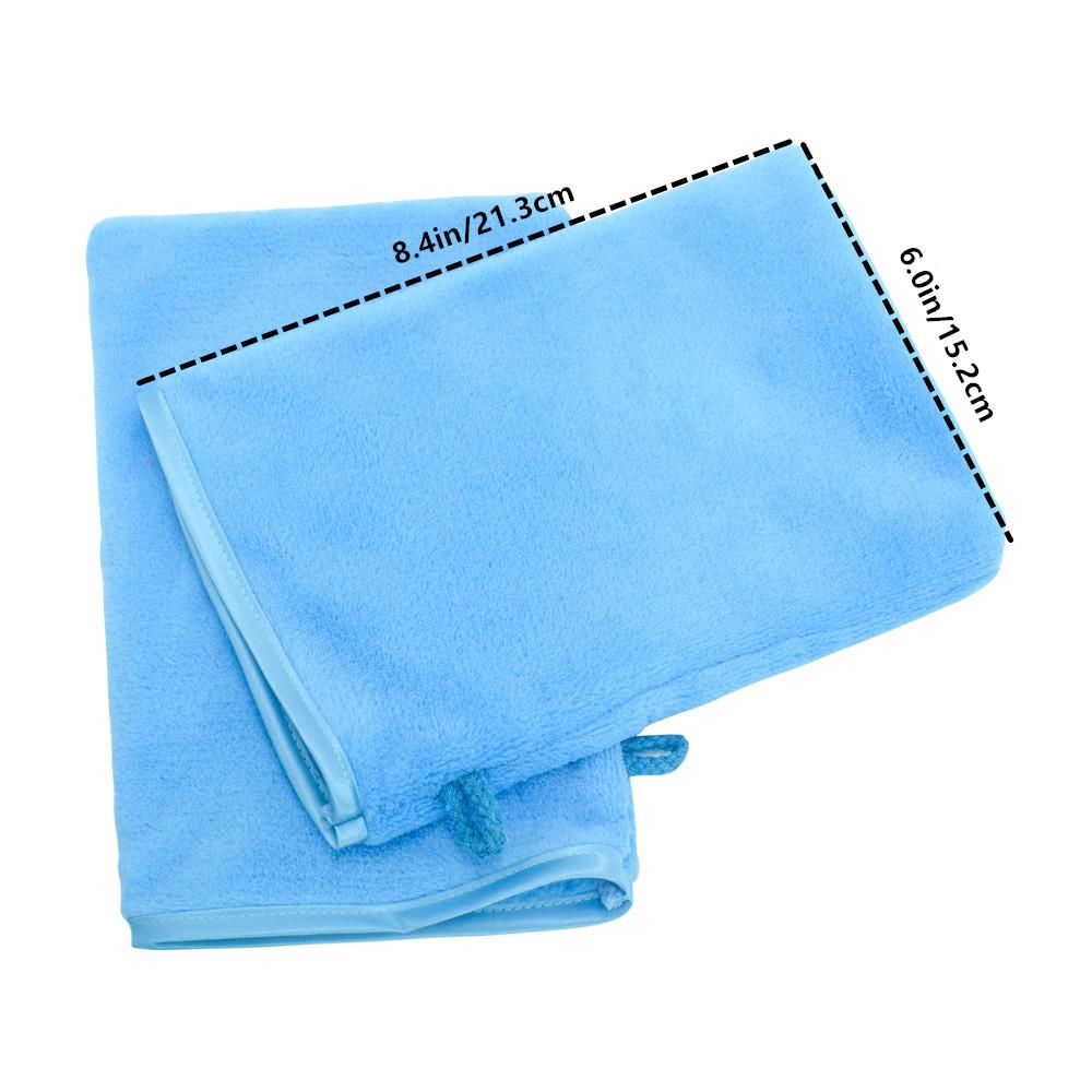 Unisex Adult Polyester Unscented Deep Blue Exfoliating Gloves