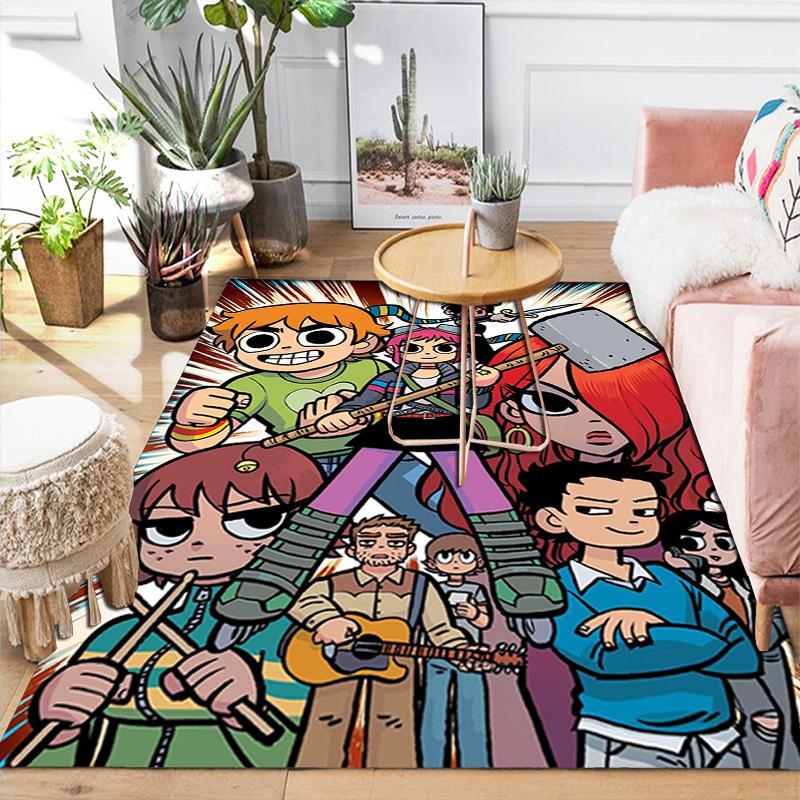 Scott Pilgrim Rug Floor Mat for Living Room or Bedroom Soft and Comfortable Carpet a Gift for Birthday and Holiday.NFF0928555