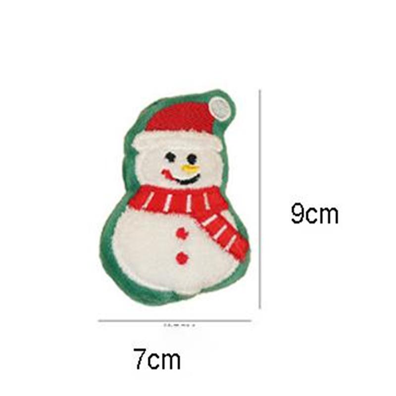 Christmas Plush Cartoon Cat Toy Design Builtin Cat Mint Fun Pet Chew Toy