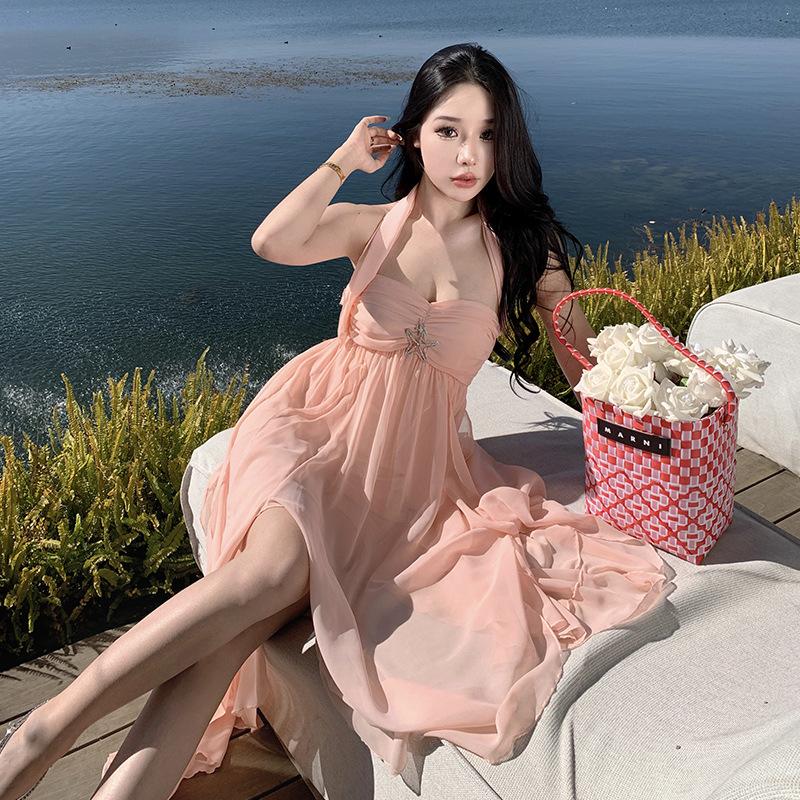 sachin and babi light blue dress Classy Long Chiffon Purple Celebrity Dresses With... From Dyy_dress88,  $100.5
