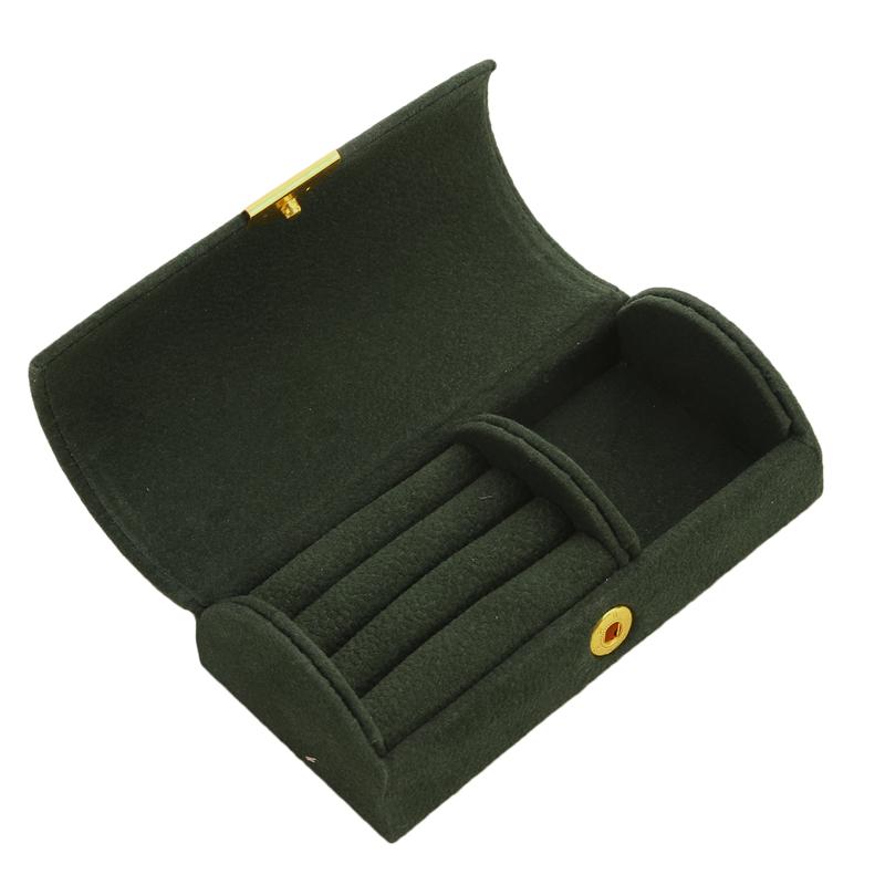 Velvet Jewelry Storage Box Portable Travel Ring Earrings Necklace Jewelry Organizer Display Case Earrings Necklace Storage Box