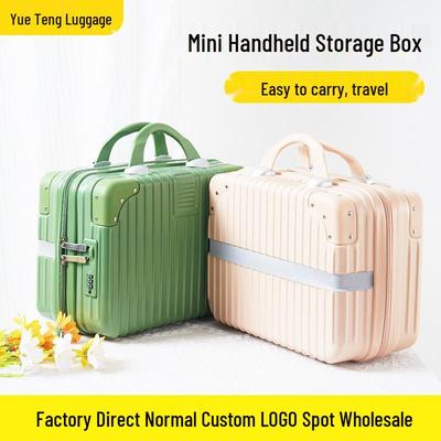Valise Mini Populaire Trousse de Maquillage de Voyage: Rangement de bagages portable pour femme Souvenir, Sans serrure, 14 pouces