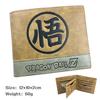 Dragon Ball Z Goku Turtle Kanji Embossed PU Leather Bifold Wallet Kai Anime Unisex Short Purse 1pcs