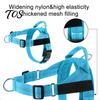 Ergonomic Pressure Relief Dog Harness No Pull Harness, Adjustable Nylon Vest with Handle, Breathable Dash-proof Control for Hiking Padded Medium Large