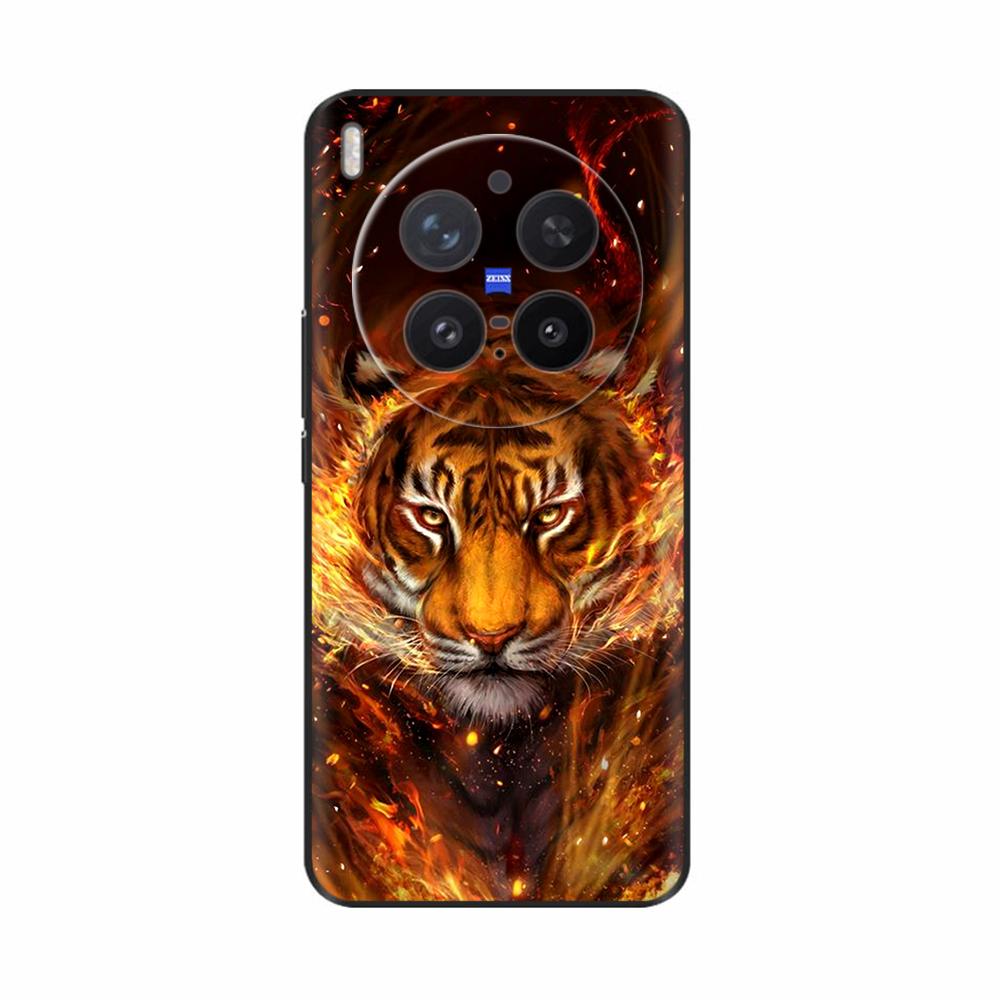 For VIVO X300 X300 Pro Case Wolf Cartoon Silicone Soft TPU Back Cover for Vivo X300 Pro Phone Cases Shell Protection Funda Coque