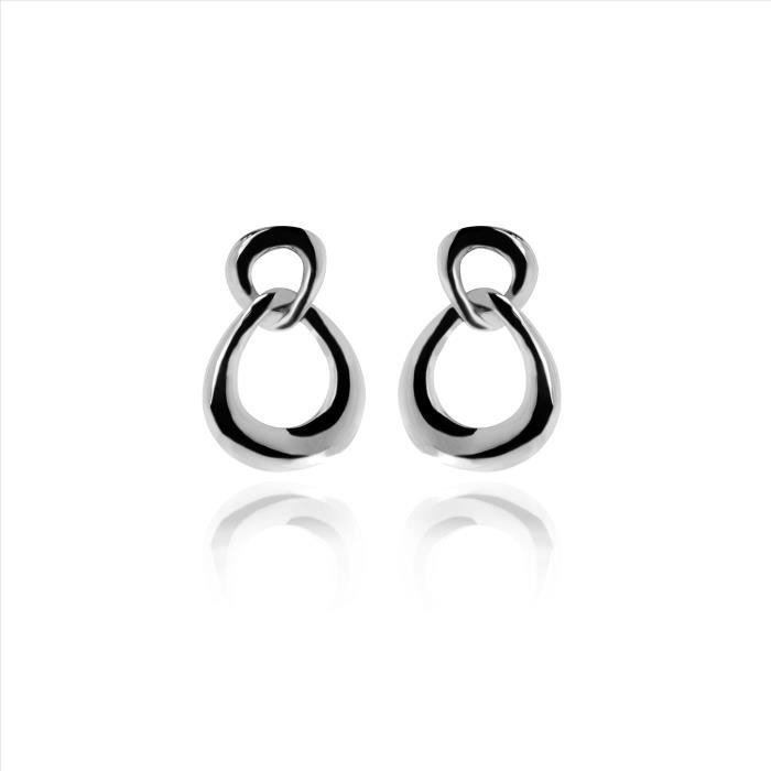 Boucles D'oreilles Luxenter Jomo Rhodiées