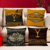 Yellowstone Dutton Ranch Pillow Cover For Bedroom Room And Living Room Sofa Decorative Cushion Cover