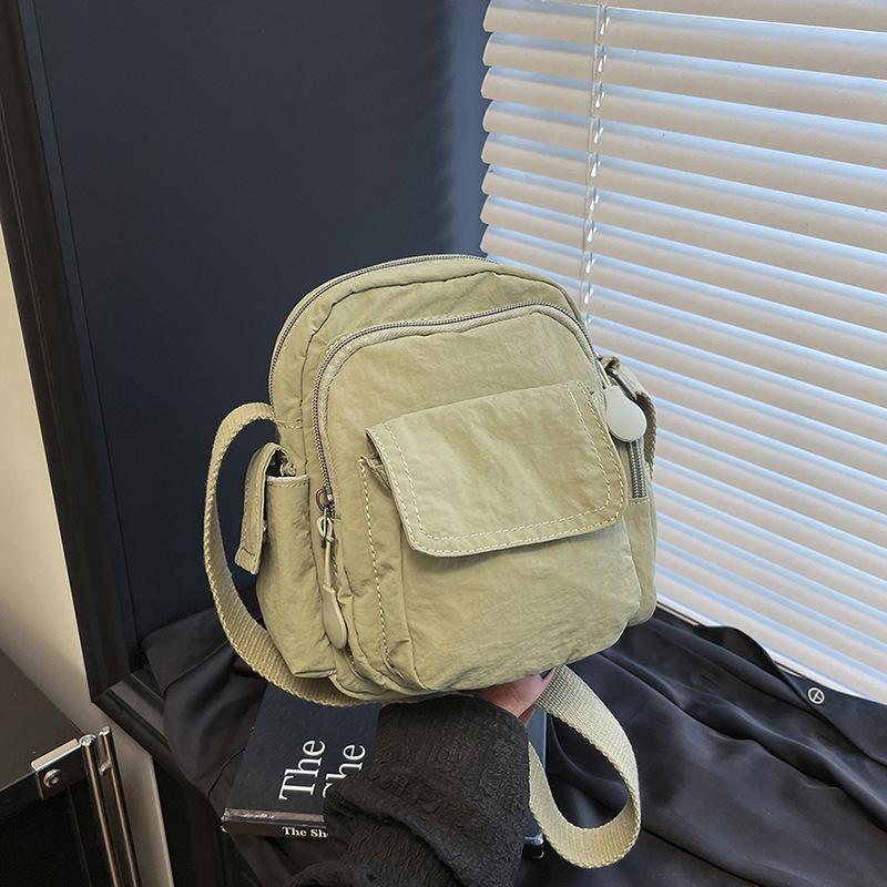 Summer New Multi-pocket Camera Bag, Light Anti-splashing Nylon Bag, Men's and Women's Same Casual Shoulder Messenger Bag