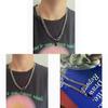 Mens Geometric Stainless Steel Cuban Chain Necklace For Streetwear Style