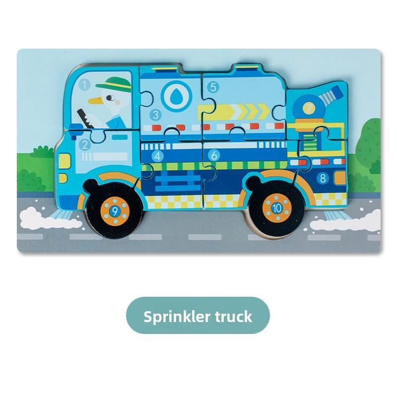 Wooden 3d Puzzle Toy For Preschool Kids With Educational Development For Boys And Girls