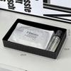Acrylic Desk Organizer with Built-in Stationery Holder for Cosmetics