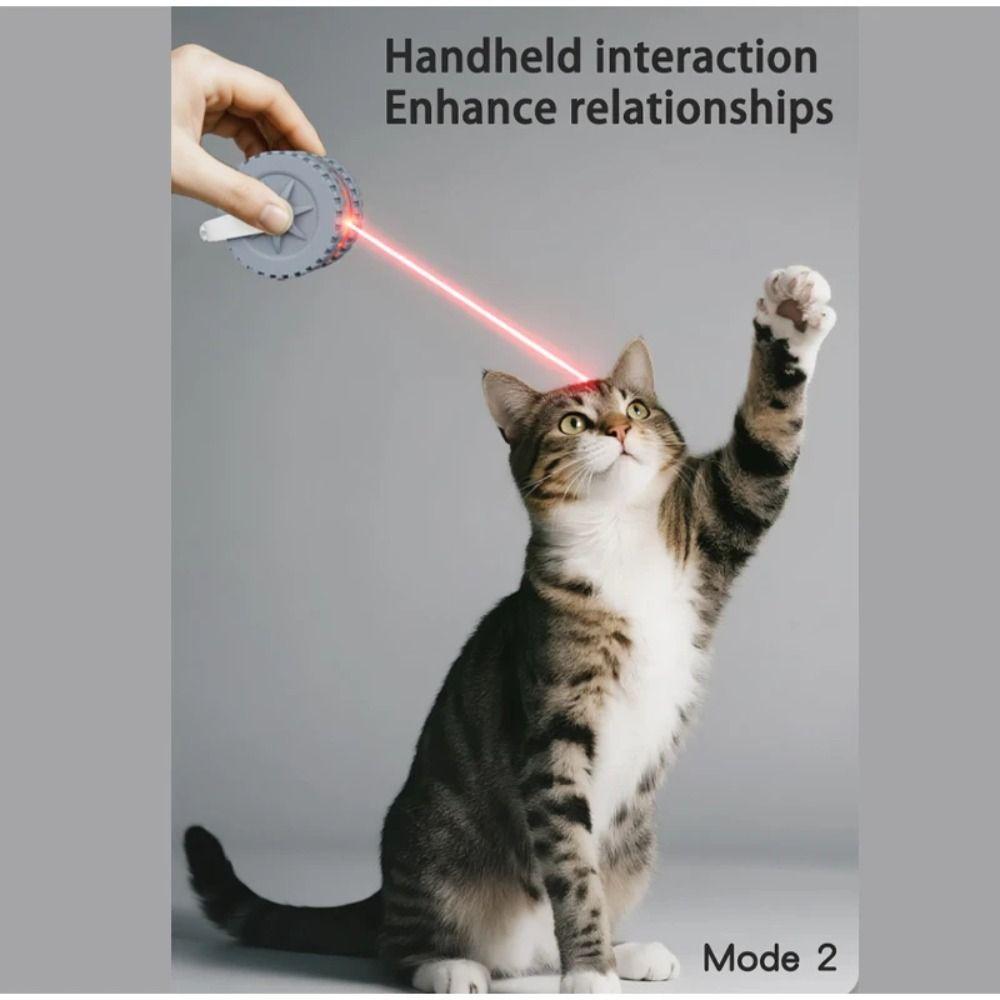 Electronic Infrared Laser Teaser Silent Rolling Interactive Cat Teaser Ball  for Kitten