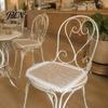 Durable Kitchen Chair Pad Cotton Linen with Ties, Square Summer Seat Lace Rattan Trim, 15.75" X Breathable Washable Mat for Dining Office Protective