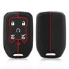 Silicone Car Remote Key Case Cover Shell for CHEVROLET Silverado GMC Sierra 1500 2500HD 3500HD Terrain Acadia 2020 2021 2022