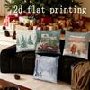 Home Decor Christmas Scenes Pillow Covers for Home Decor Pattern Cushion Cover Suitable for Sofa Bedroom Car Pillow Cover