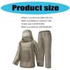 Fishing Camping Beekeepers Mesh Hood Breathable Suit Outdoor Mosquitoes Mesh Clothes for Hiking Camping Fishing