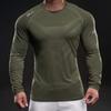 New Spring Long-sleeved T-shirt Men's Casual Sports Base Shirt Men's Youth Quick-dry Men's T-shirt