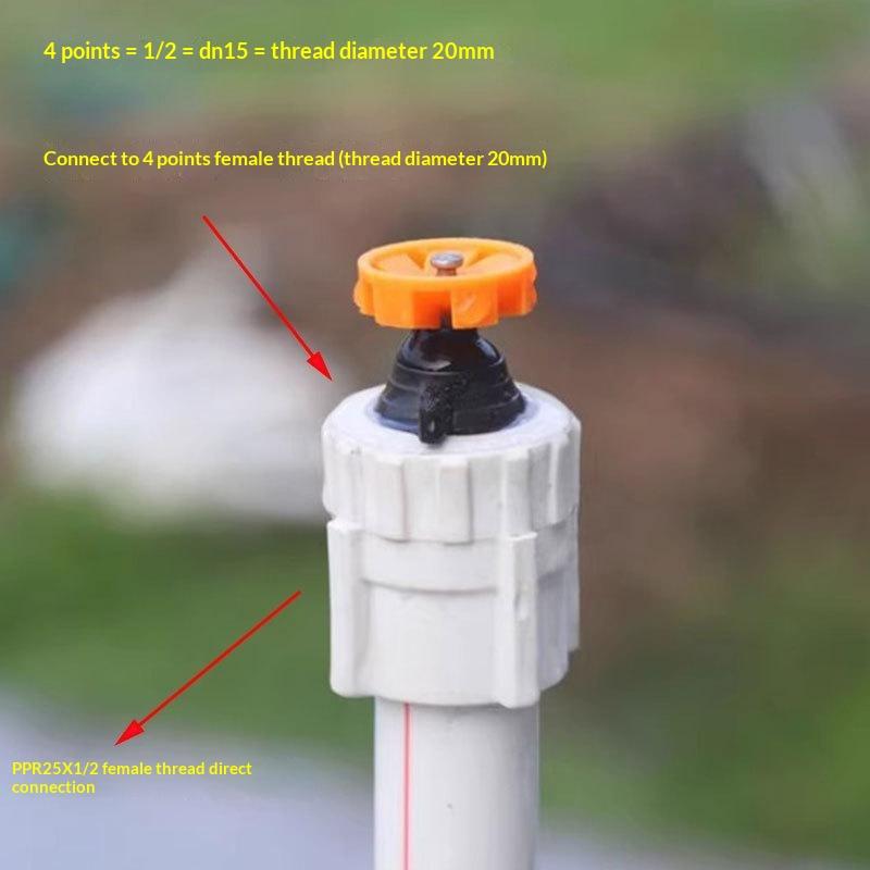 3/5Pcs Scattering Nozzle 360 Degree Rotating Sprinkler Male Thread Irrigation Nozzle Garden Farm Balcony Yard Watering Nozzle