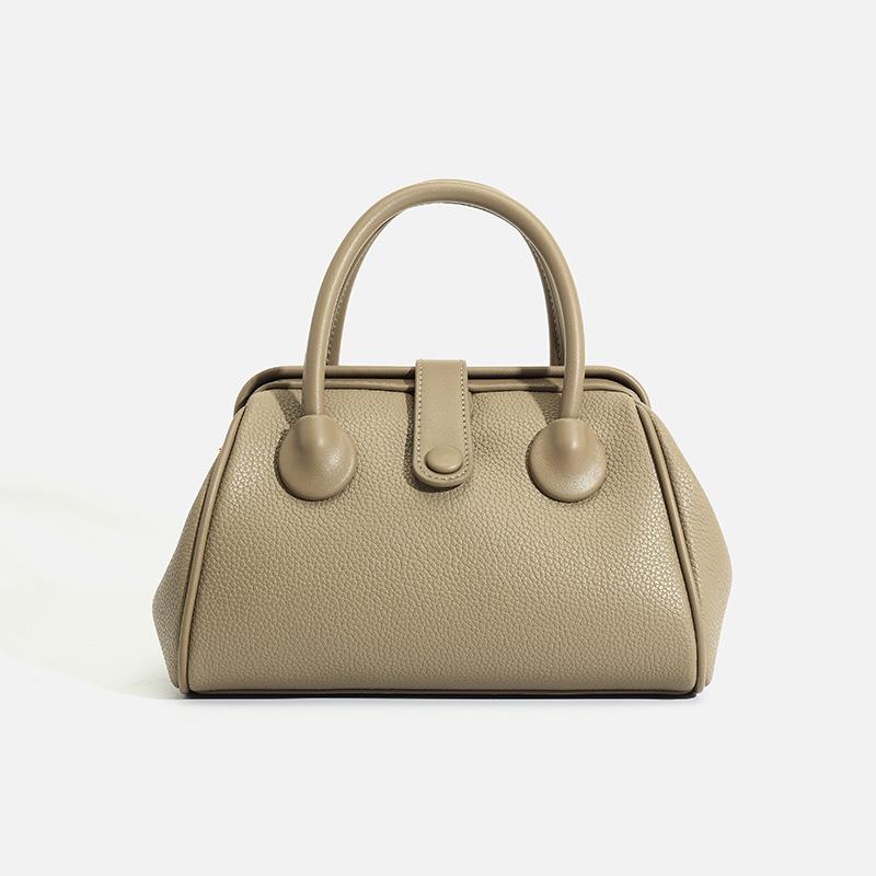 Handbag Niche High-end Pillow Bag Spring New Soft Leather Fashionable Large-capacity Mother Bag Clip Bag