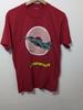 Vtg 80s 90s F16 Fighting Falcon Red T-Shirt M Unisex T-Shirt