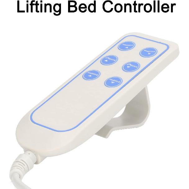 Kadimendium Hand Control Handset Remote, Dustproof IP66 8 Pin Lift Bed Remote Control Lifting Bed Controller Lift Chair Controller Recliner