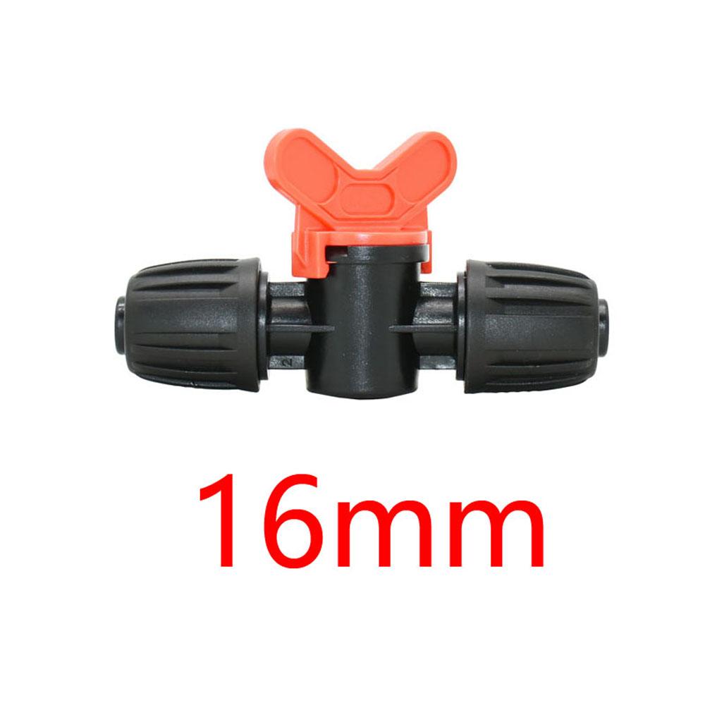 16mm X 4mm PE Pipe Connector Tee Elbow End Plug Lock Nuts Water Coupling Garden 1/2'' Pipe  Garden Hose Fittings