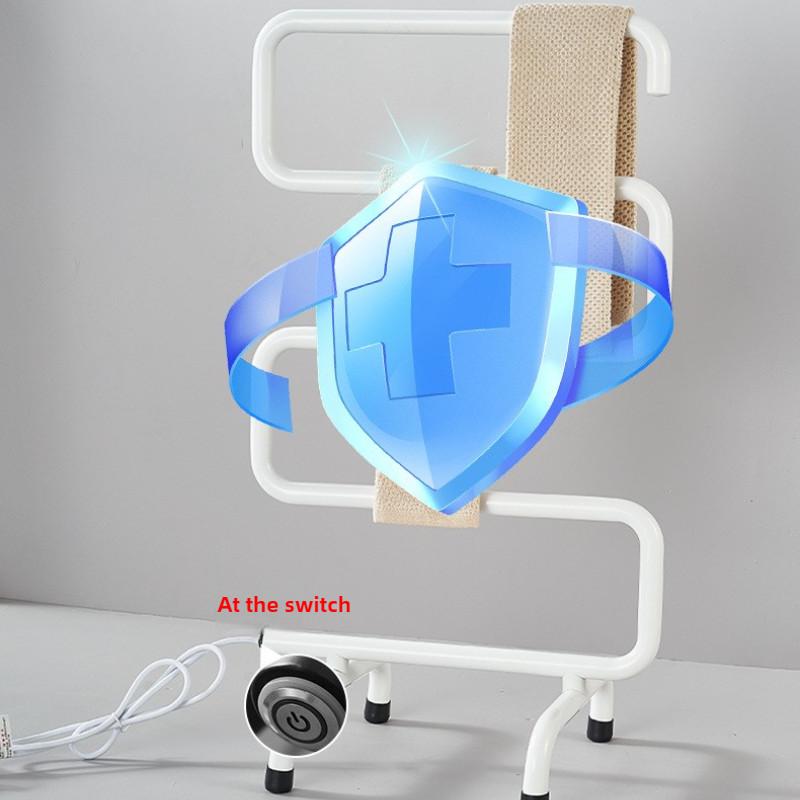 Portasciugamani Elettrico Intelligente a Temperatura Costante per Bagno in Acciaio Inossidabile per Uso Domestico